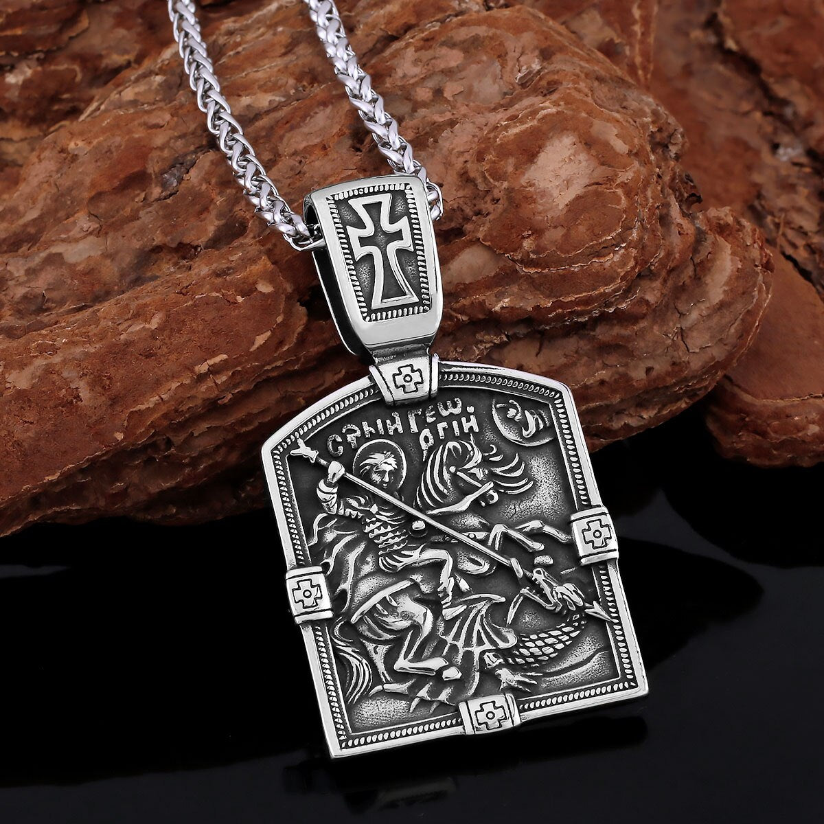 Archangels Warrior Shield Necklace