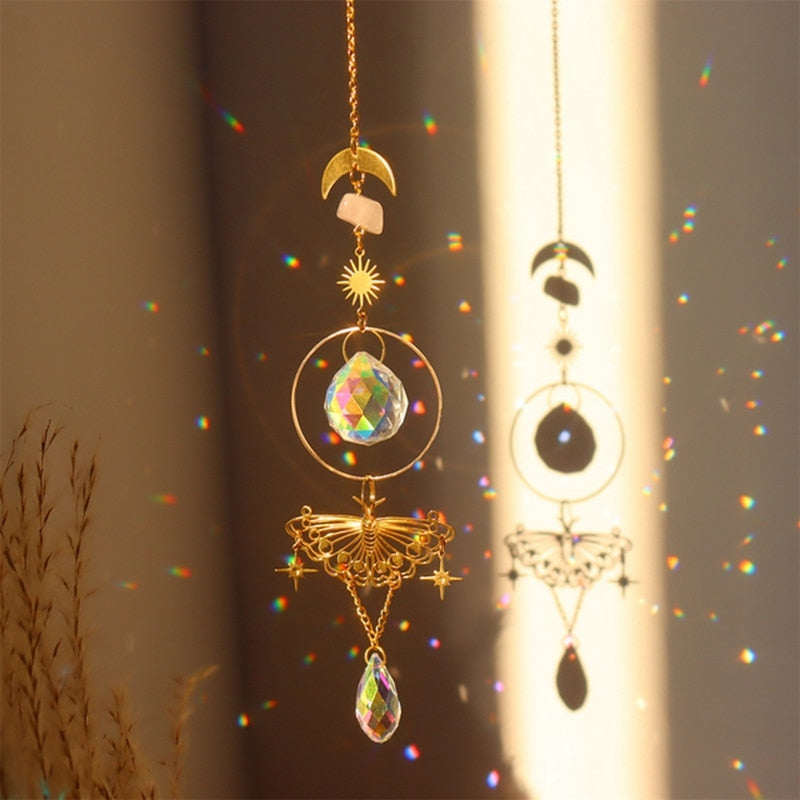 Crystals Suncatcher Wind Chimes