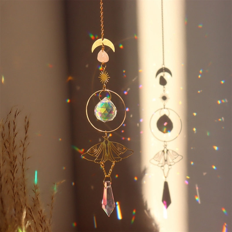 Crystals Suncatcher Wind Chimes