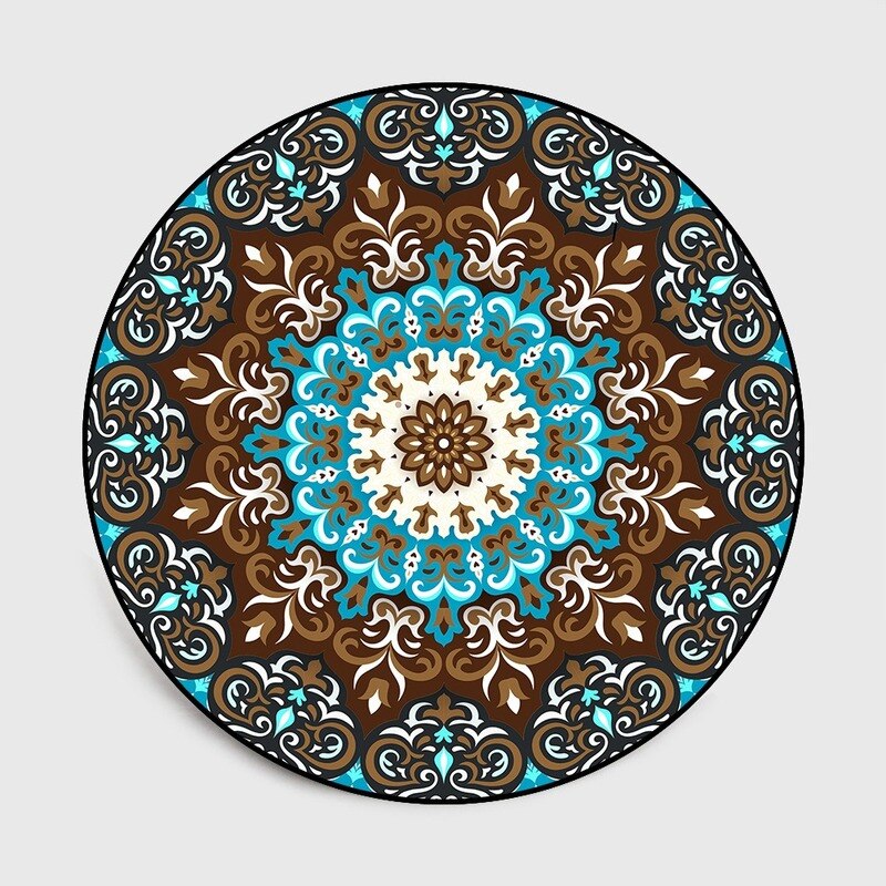 Bohemia Mandala Round Area Rug