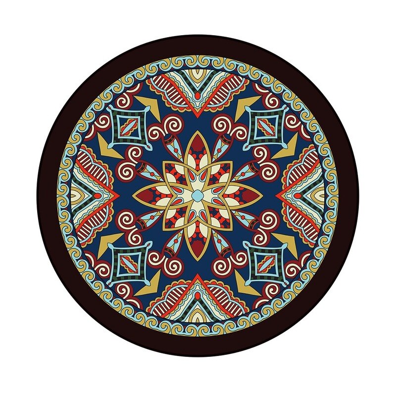 Bohemia Mandala Round Area Rug