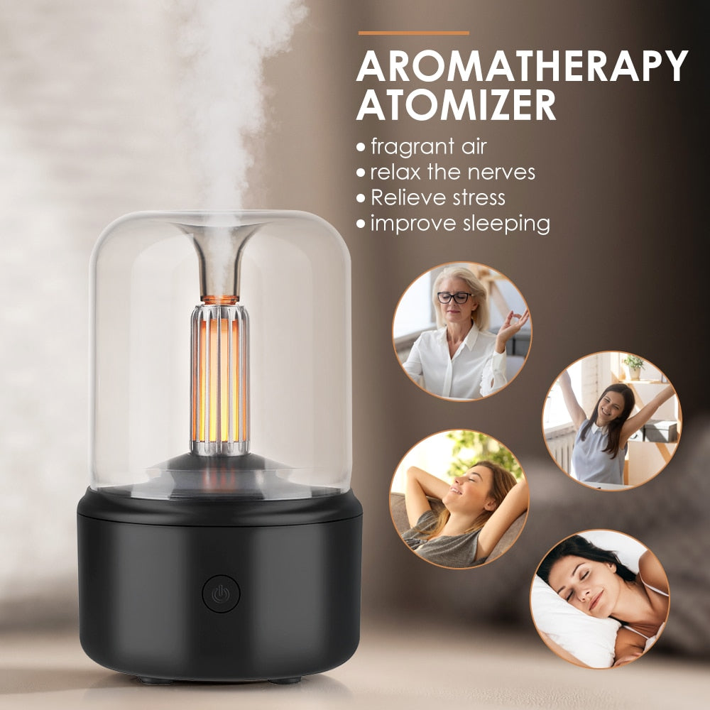 USB Portable LED Aroma Diffuser Air Humidifier