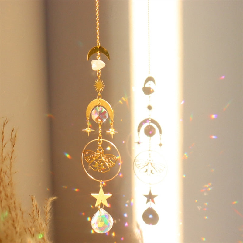 Crystals Suncatcher Wind Chimes