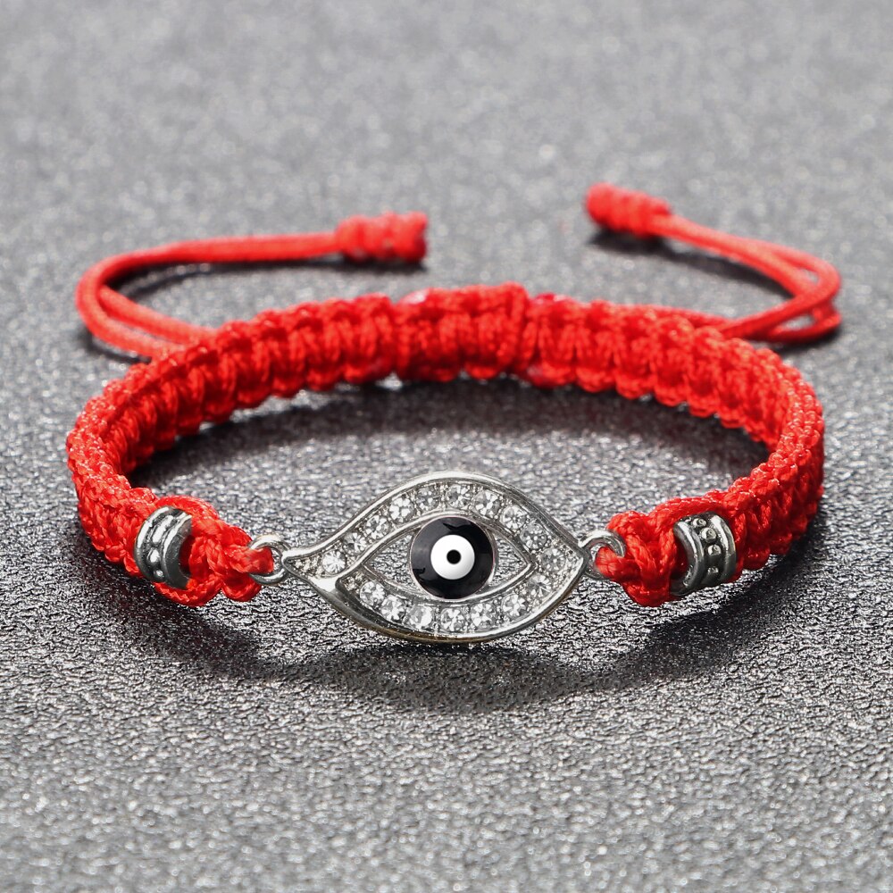 Black Evil Eye Braided Bracelet