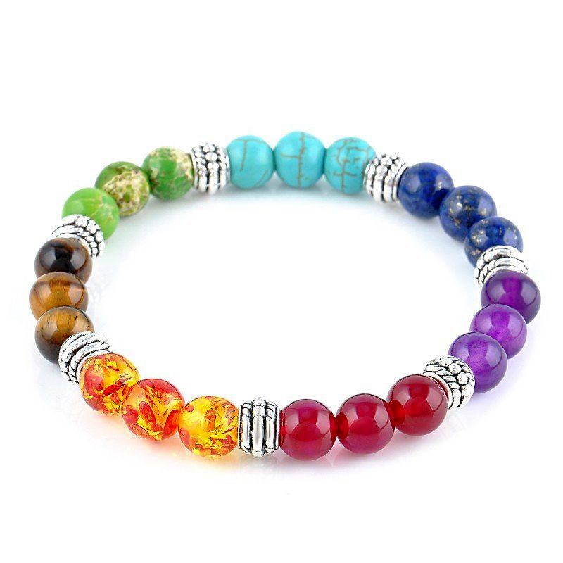 Chakra Reiki Healing Stone Bracelet