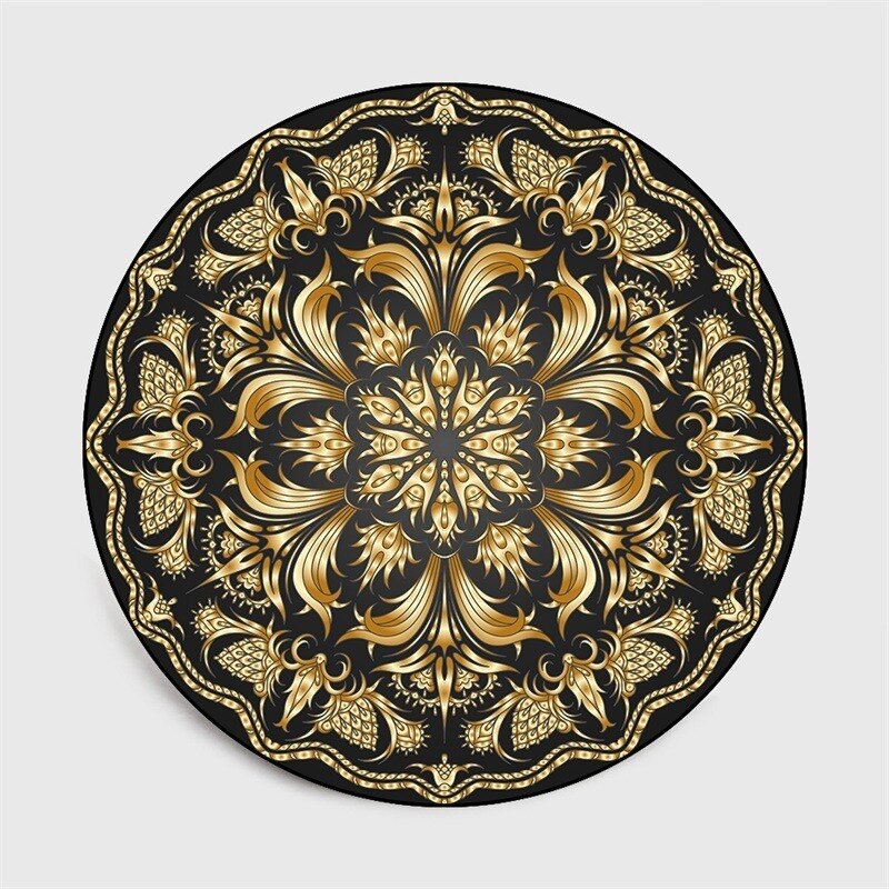 Bohemia Mandala Round Area Rug