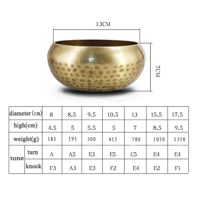 Tibetan Copper Singing Bowl