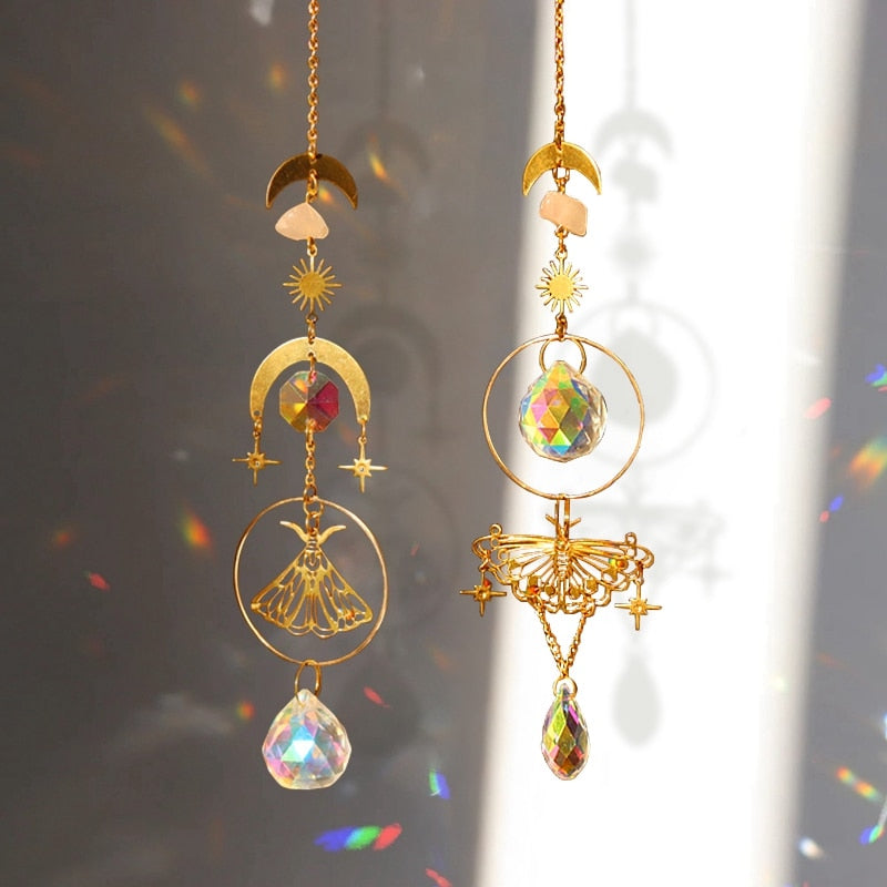 Crystals Suncatcher Wind Chimes