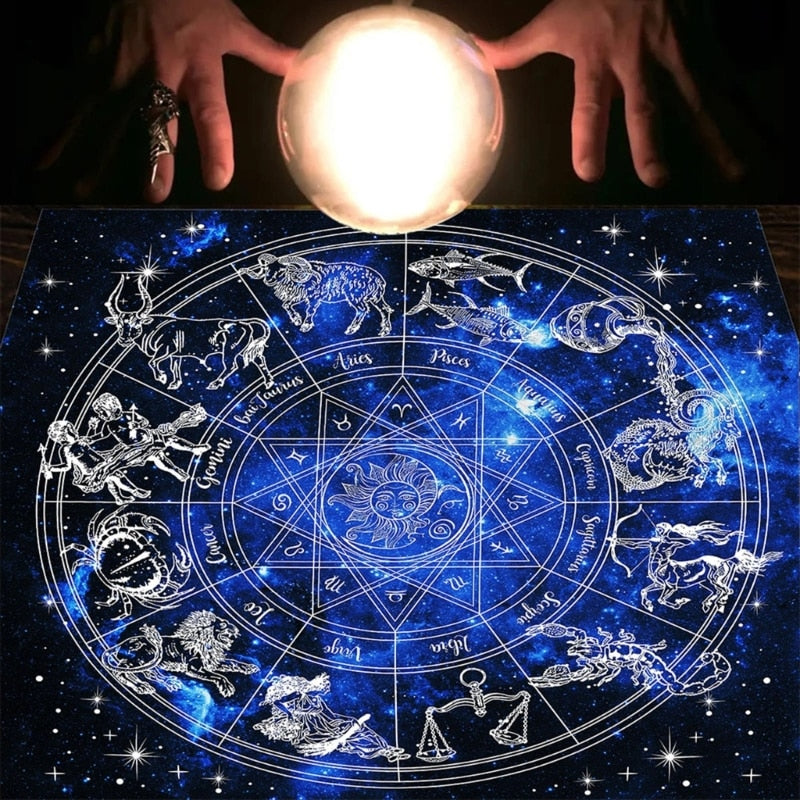 Zodiac Tarot Altar Cloth