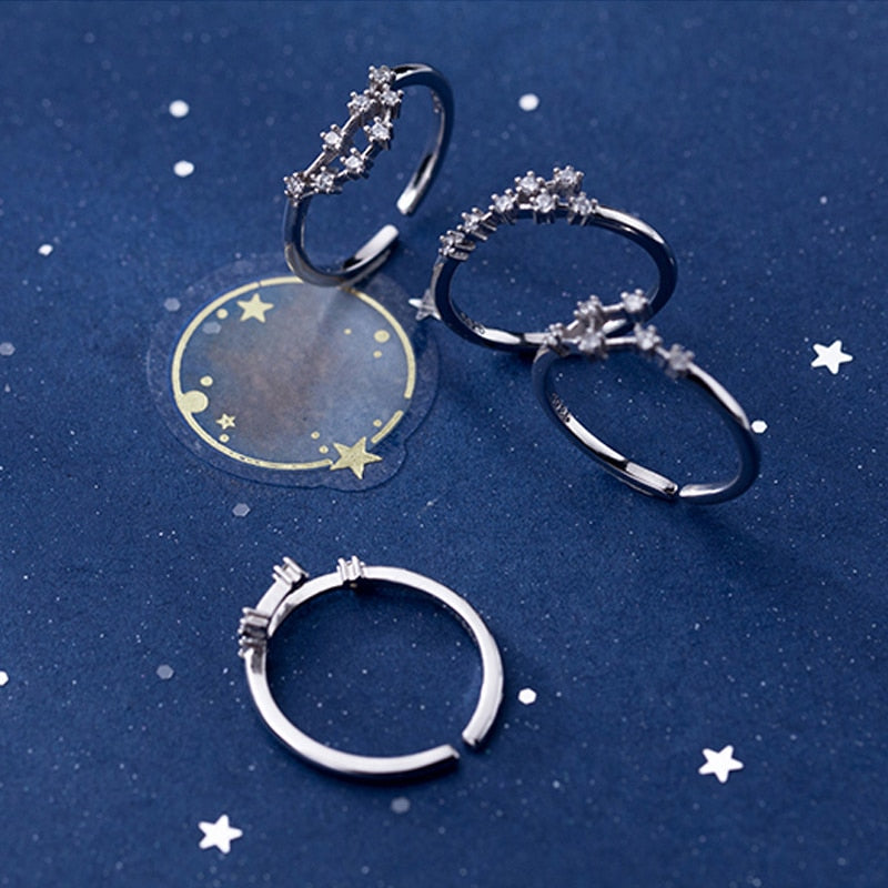 12 Constellation Zodiac Sign Ring