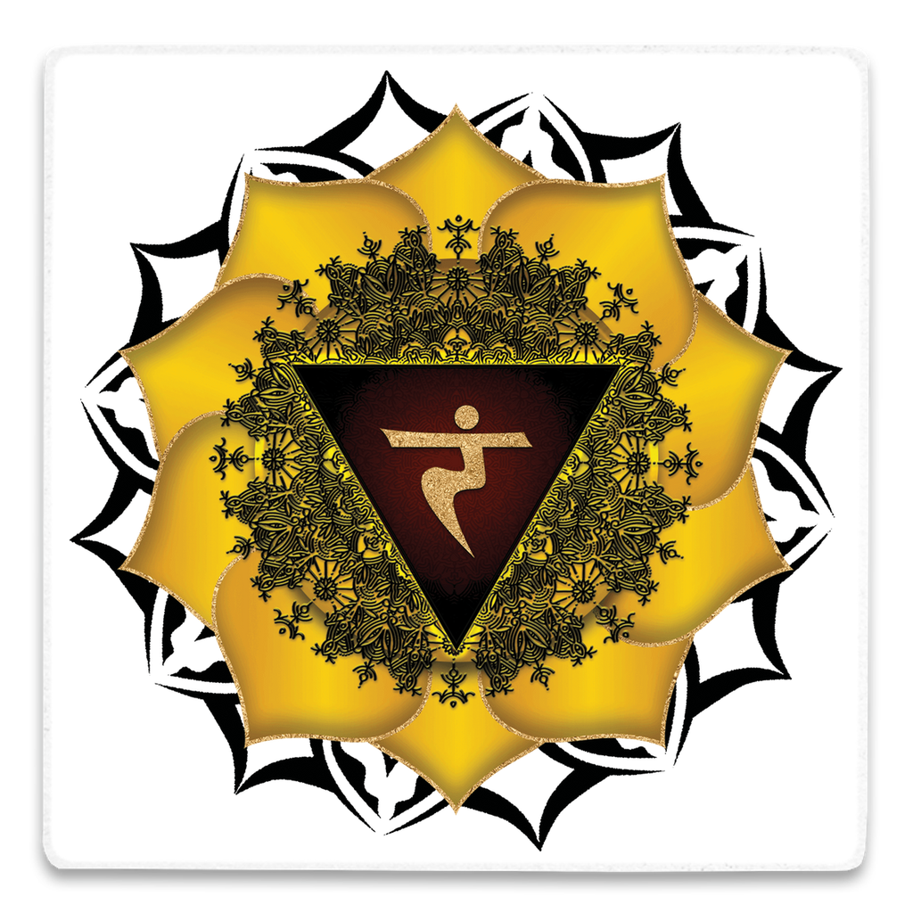 Solar Plexus Chakra Acrylic Magnet