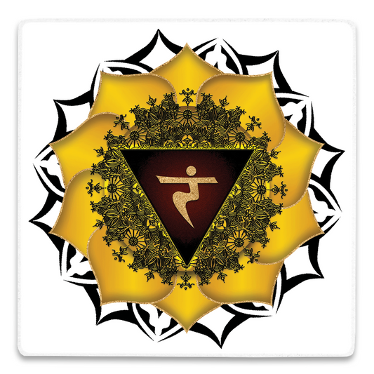 Solar Plexus Chakra Acrylic Magnet