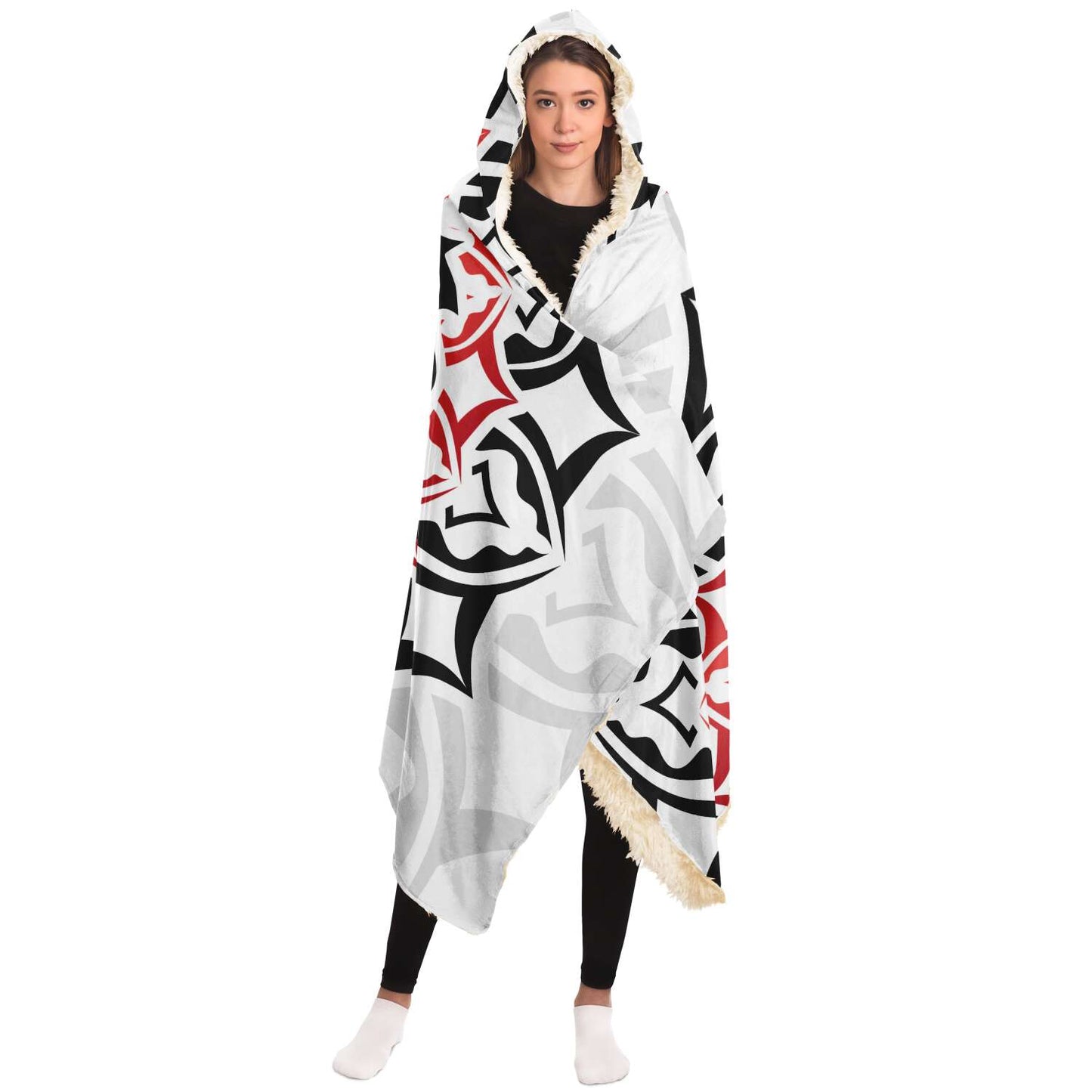 Leo Zodiac Sign Hooded Security Blanket - Premium Sherpa