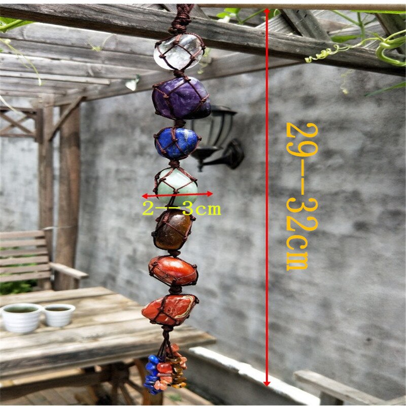 7 Chakra Tumbled Hanging Ornament