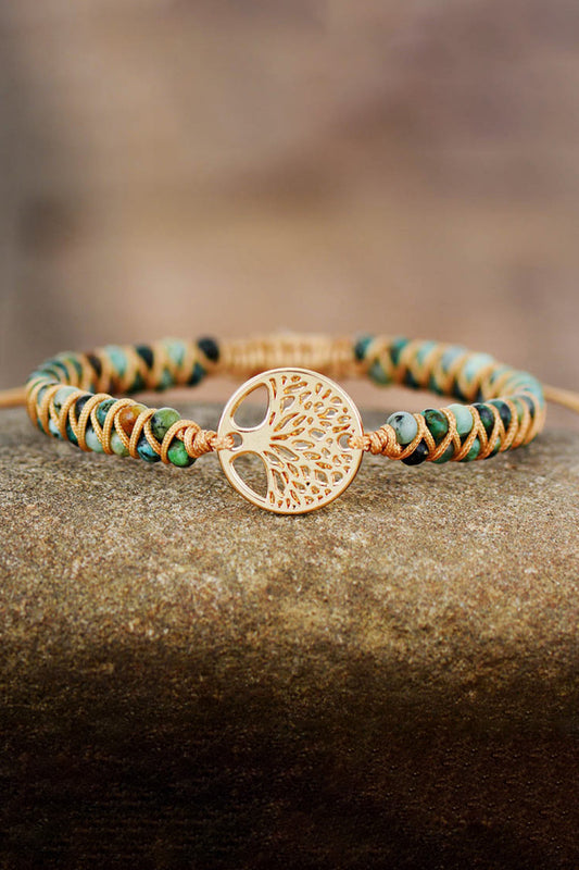 Tree of Life Copper Beaded Bracelet