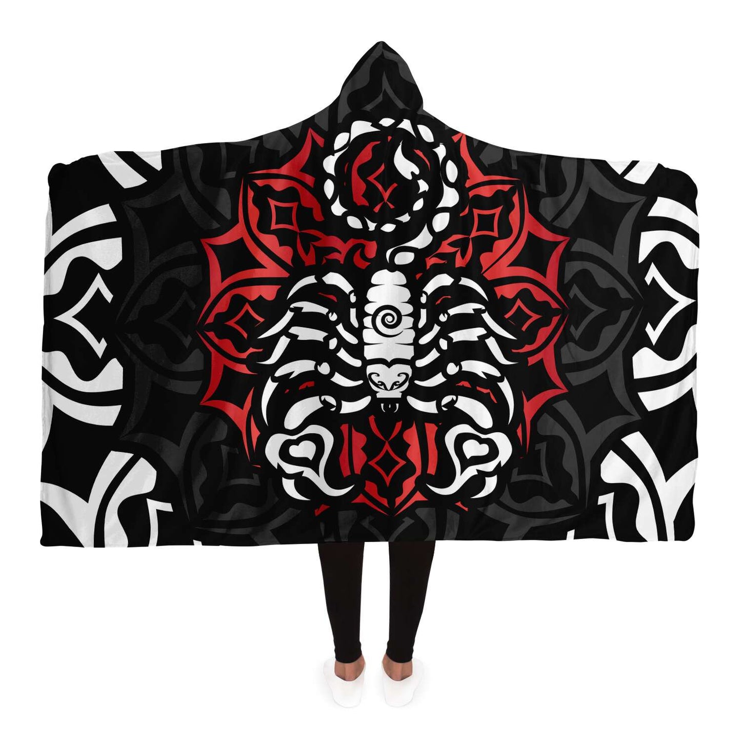 Scorpio Zodiac Sign Hooded Security Blanket - Premium Sherpa