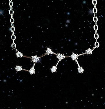 Sterling Silver Twelve Zodiac Necklace