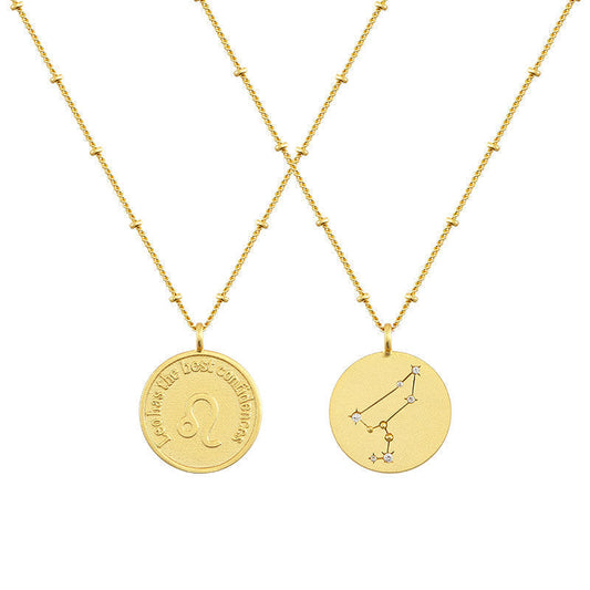 Leo Coin Necklace