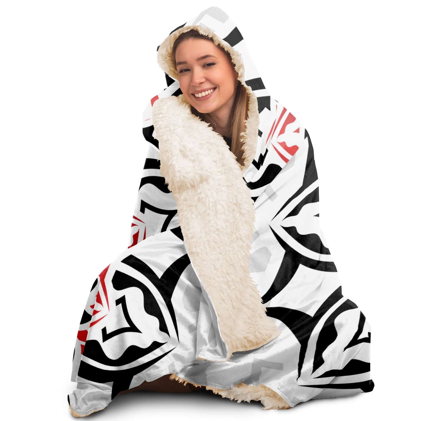 Leo Zodiac Sign Hooded Security Blanket - Premium Sherpa