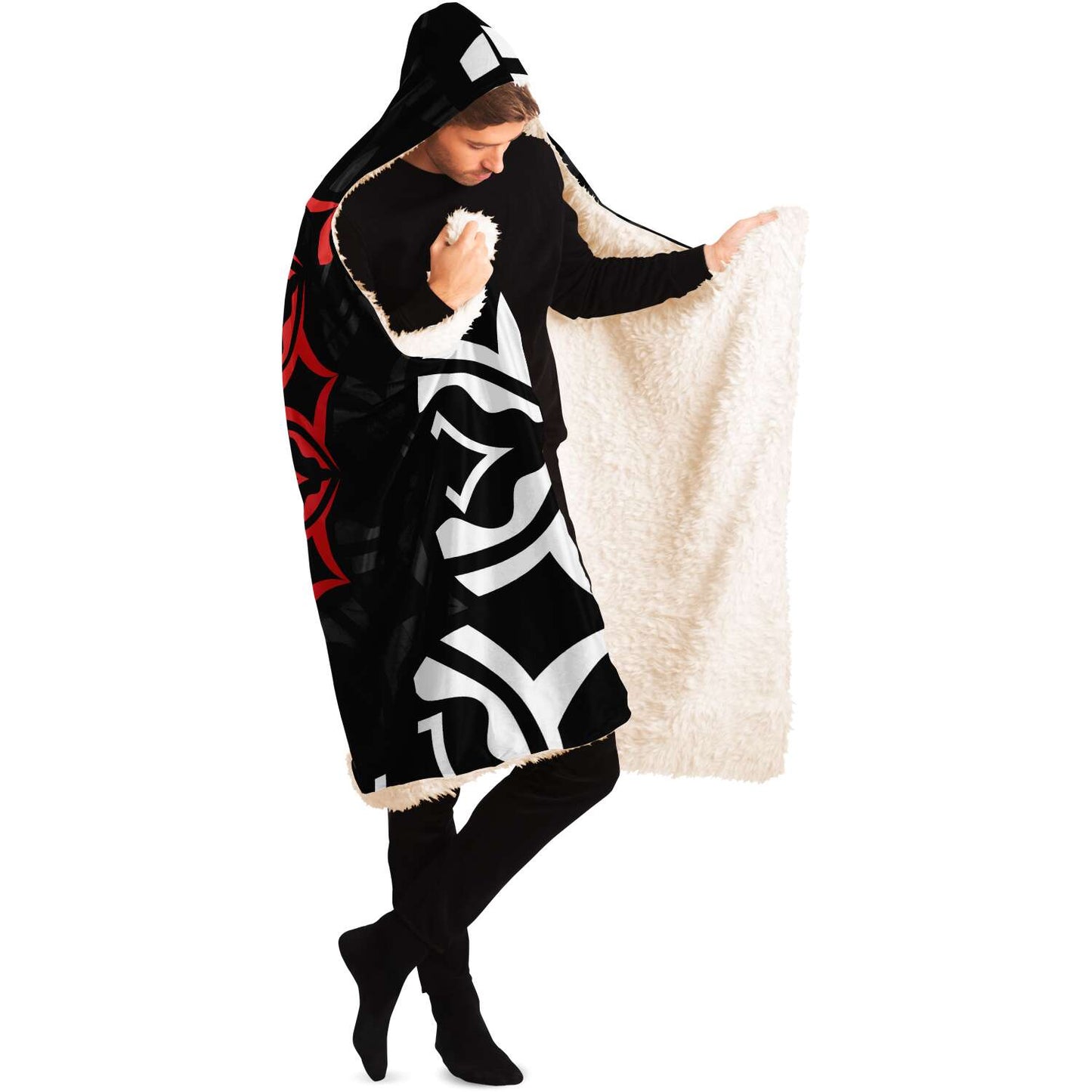 Aquarius Zodiac Sign Hooded Security Blanket - Premium Sherpa