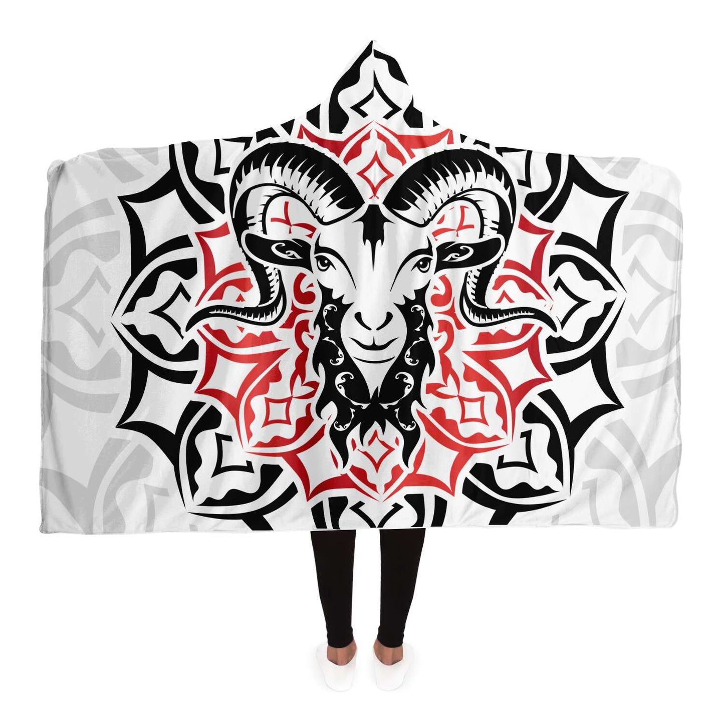 Capricorn Zodiac Sign Hooded Security Blanket - Premium Sherpa