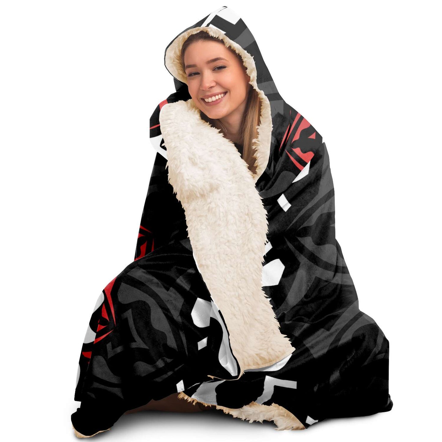 Leo Zodiac Sign Hooded Security Blanket - Premium Sherpa