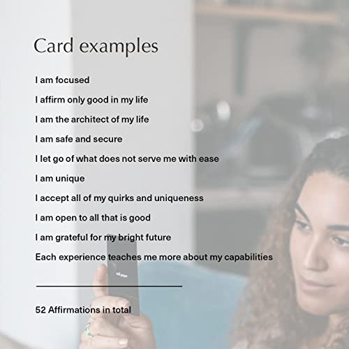 Affirmations Card Deck | Mindfulness, Mantras, Meditation