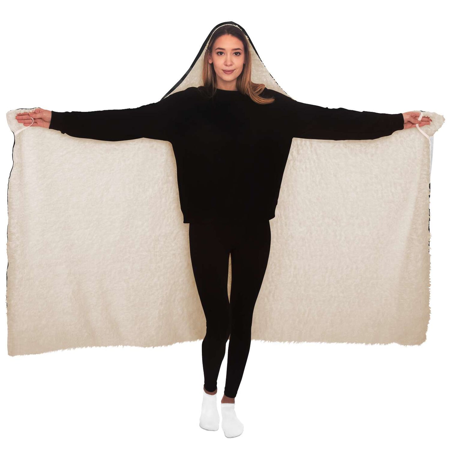 Aries Zodiac Sign Hooded Security Blanket - Premium Sherpa