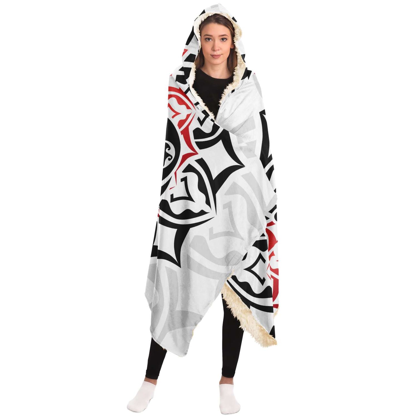 Gemini Zodiac Sign Hooded Security Blanket - Premium Sherpa