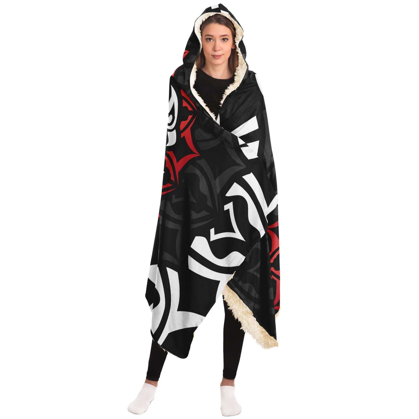 Cancer Zodiac Sign Hooded Security Blanket - Premium Sherpa