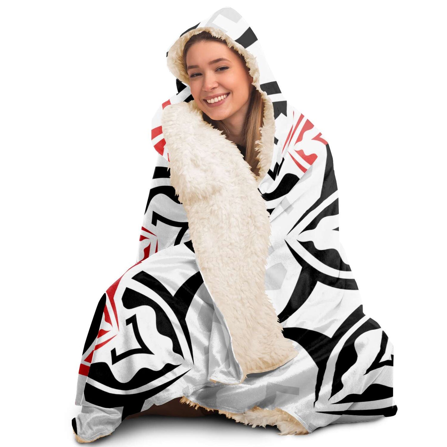 Aquarius Zodiac Sign Hooded Security Blanket - Premium Sherpa