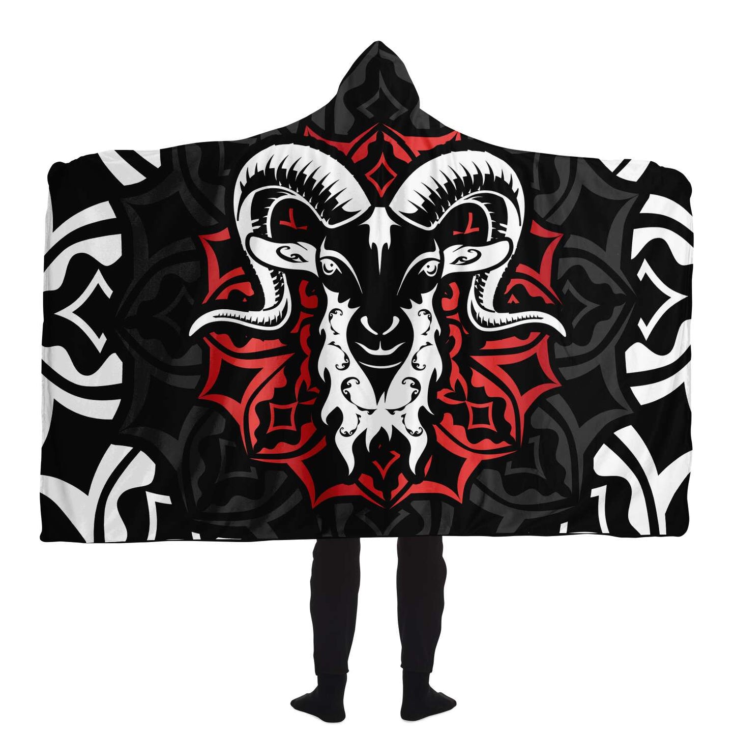 Capricorn Zodiac Sign Hooded Security Blanket - Premium Sherpa