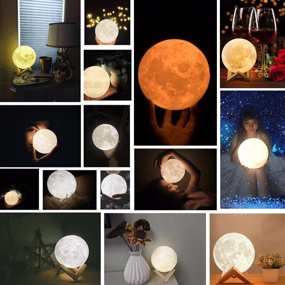 Glowing Moon Light Lamp