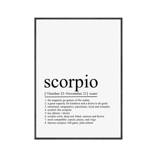 Scorpio Poster