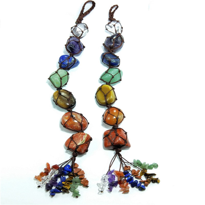 7 Chakra Tumbled Hanging Ornament