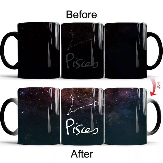 Pisces color-changing cup