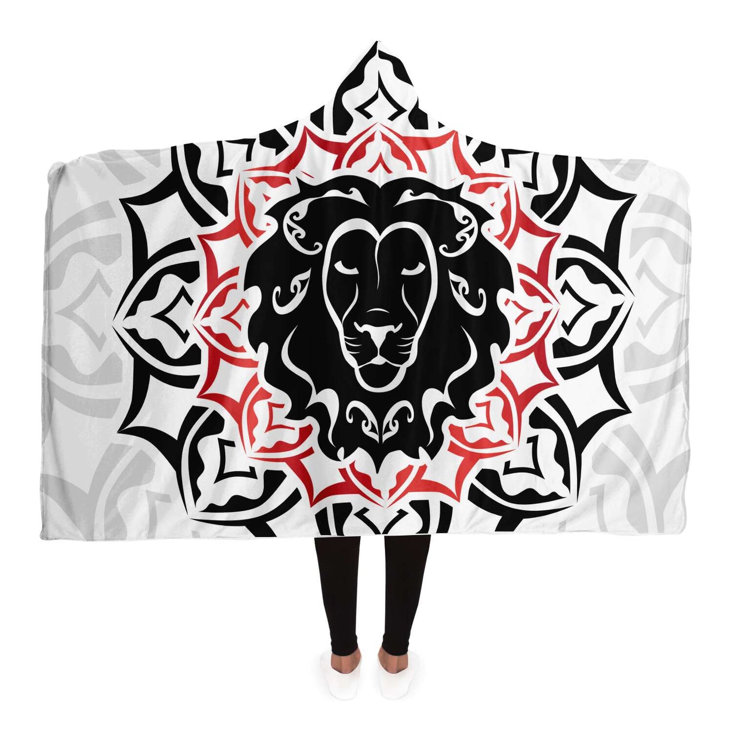 Leo Zodiac Sign Hooded Security Blanket - Premium Sherpa