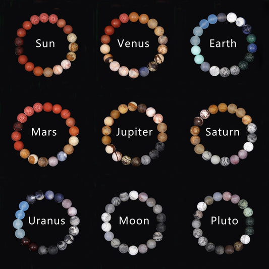 Universe Planet Beaded Bracelet