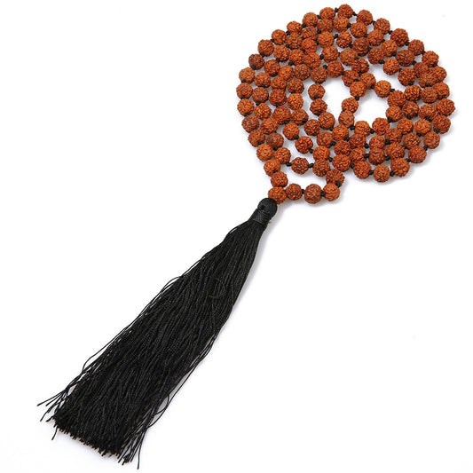 108 Japamala Beaded Meditation Necklace