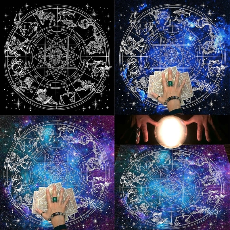 Zodiac Tarot Altar Cloth