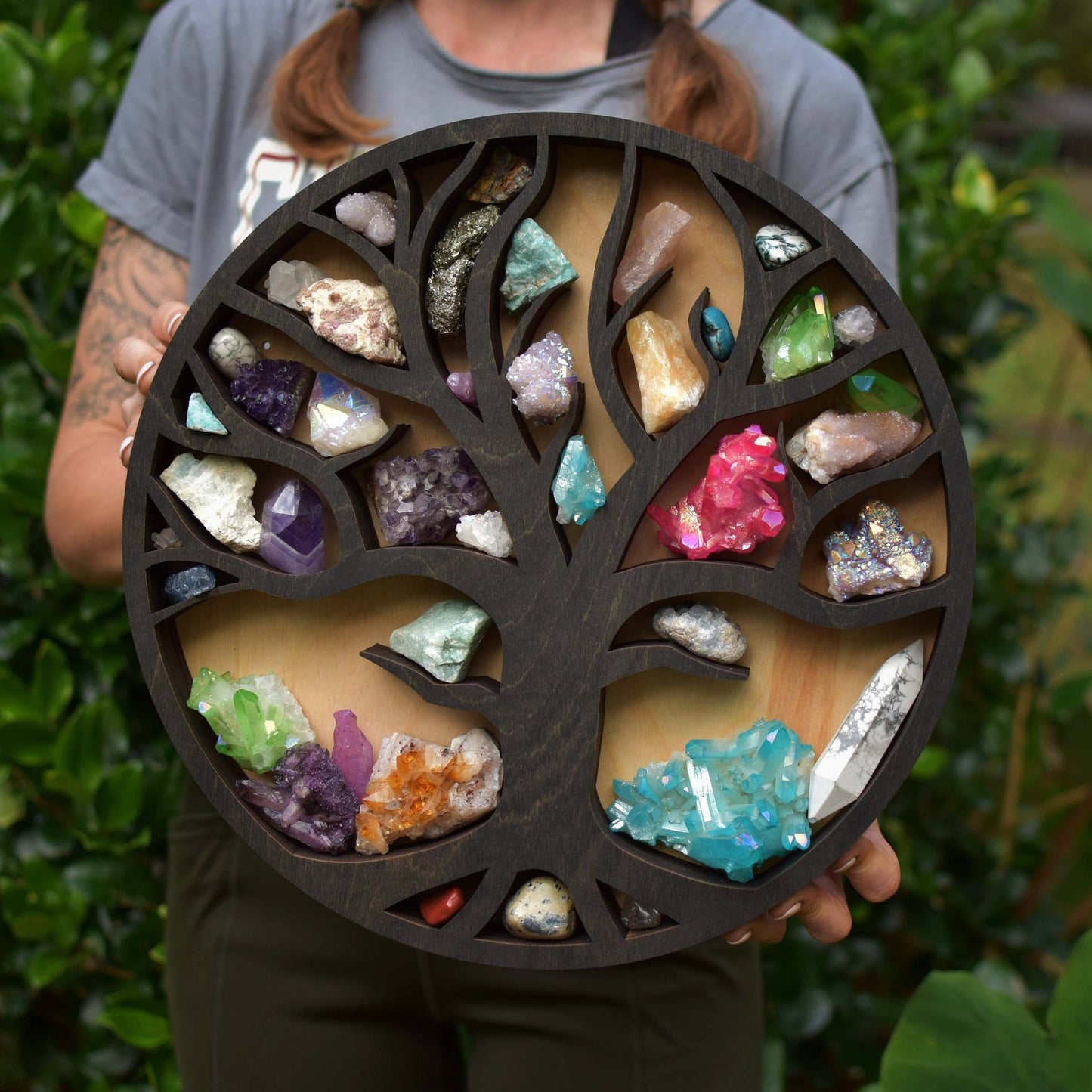 Tree of Life Crystal Display Shelf