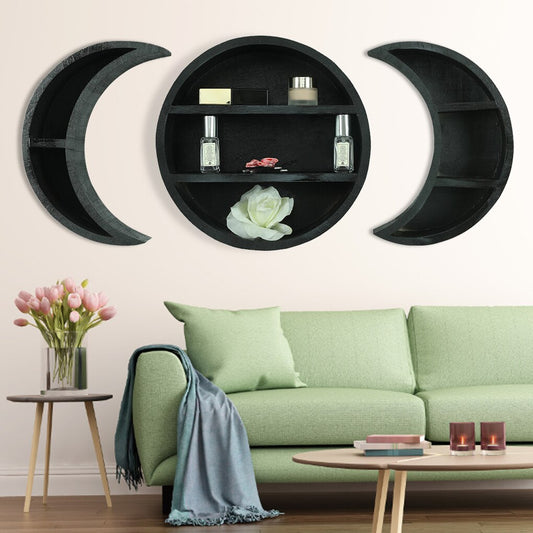 Moon Shaped Storage Shelf