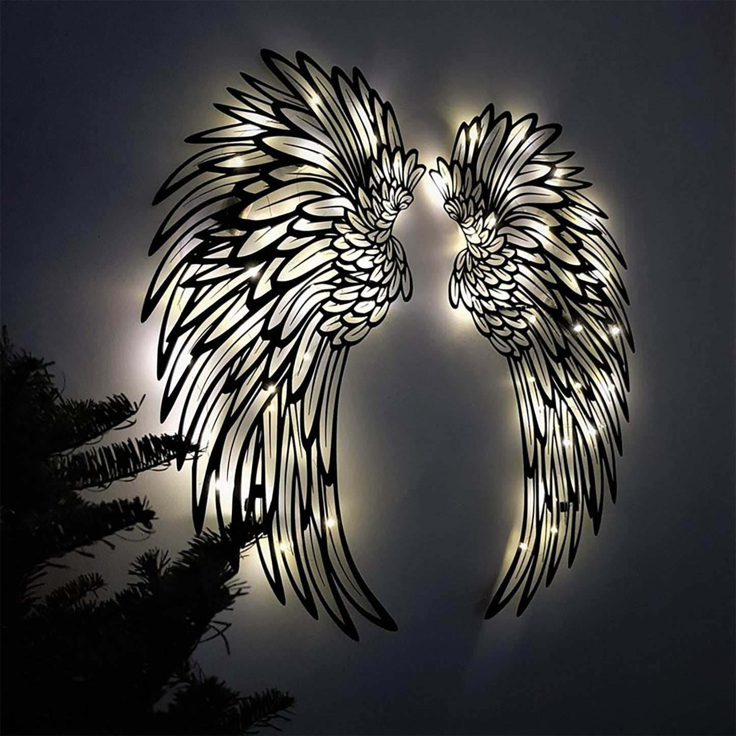 LED Angel Wings Wall Hanging