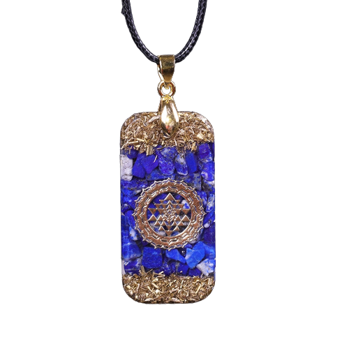 Orgonite Energy Pendant - Natural Lapis Lazuli