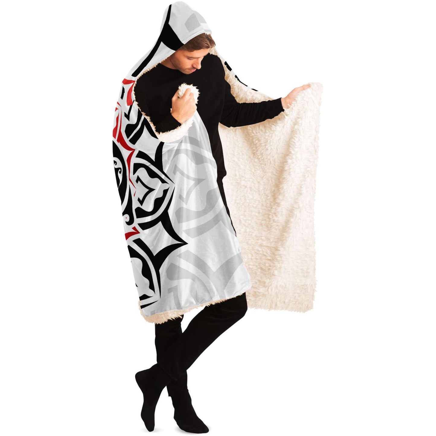 Gemini Zodiac Sign Hooded Security Blanket - Premium Sherpa