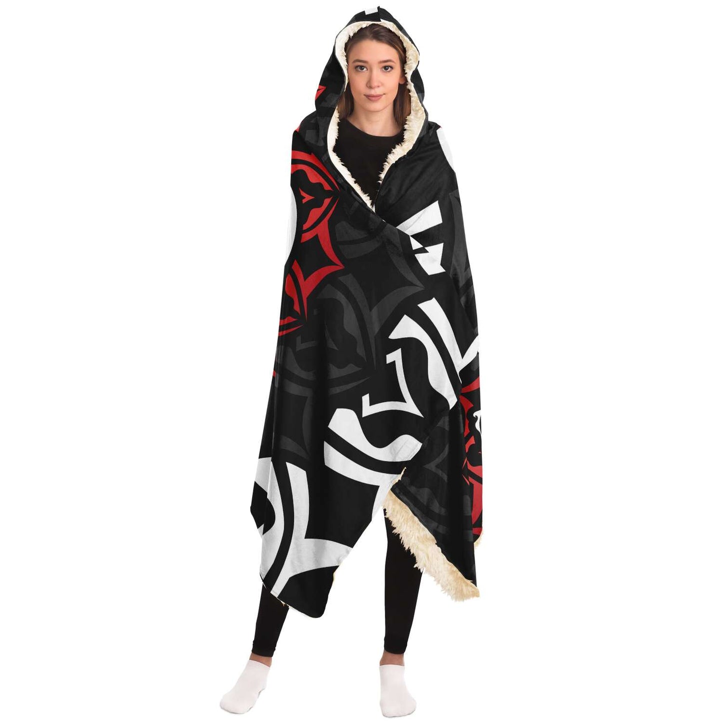 Virgo Zodiac Sign Hooded Security Blanket - Premium Sherpa