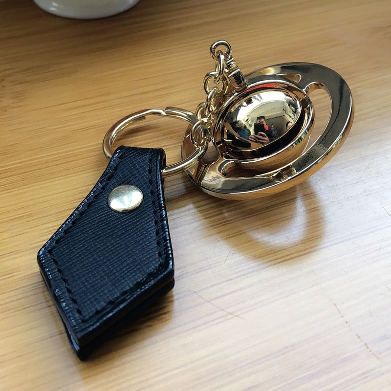 Saturn Planet Keyring