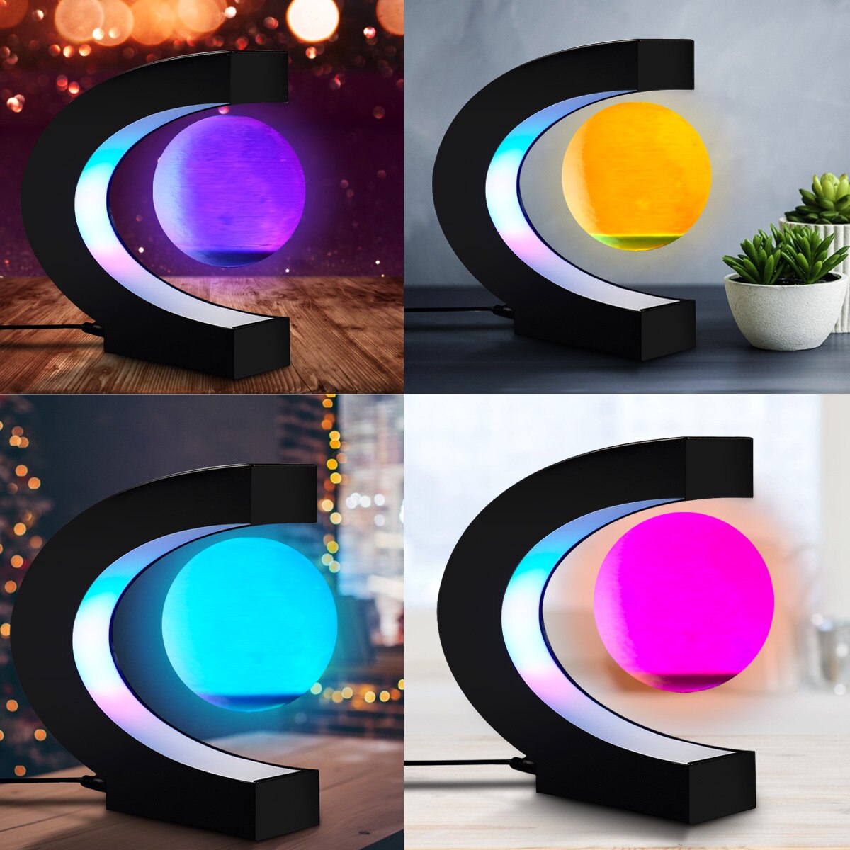 Magnetic Levitation Lamp