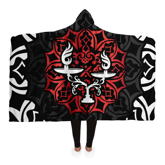 Libra Zodiac Sign Hooded Security Blanket - Premium Sherpa