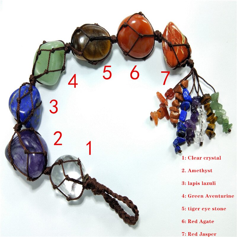 7 Chakra Tumbled Hanging Ornament